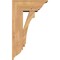 Ekena Millwork Imperial Traditional Smooth Bracket w/ Offset Brace, Western Red Cedar, 7 1/2"W x 18"D x 30"H BKT0806X18X30IMP01SWR - alternate 4